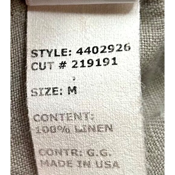 Cut Loose Spring Summer Linen Lounge Pants Gray Wide Leg Sz Medium - Picture 7 of 9